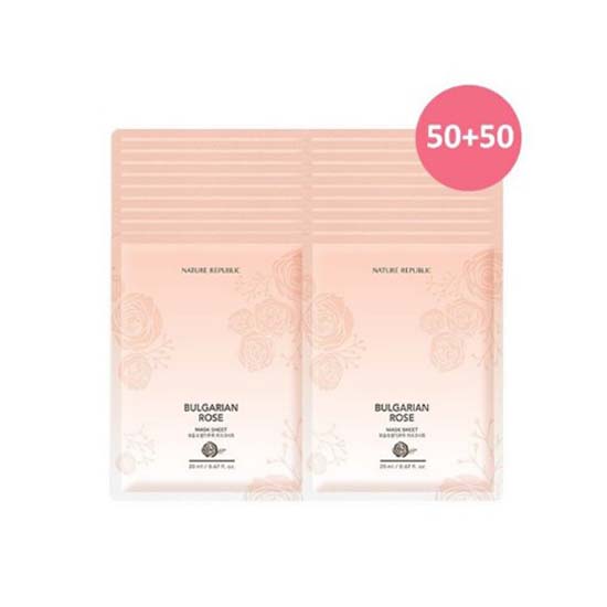 

Nature Republic Болгарская тканевая маска 100шт (30 шт. + 30 шт.)