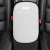 Car Armrest Storage Box Cover Auto Armrest Leather Cushion For Jeep Compass Renegade Wrangler JK Patriot Grand Cherokee Rubicon AKS1