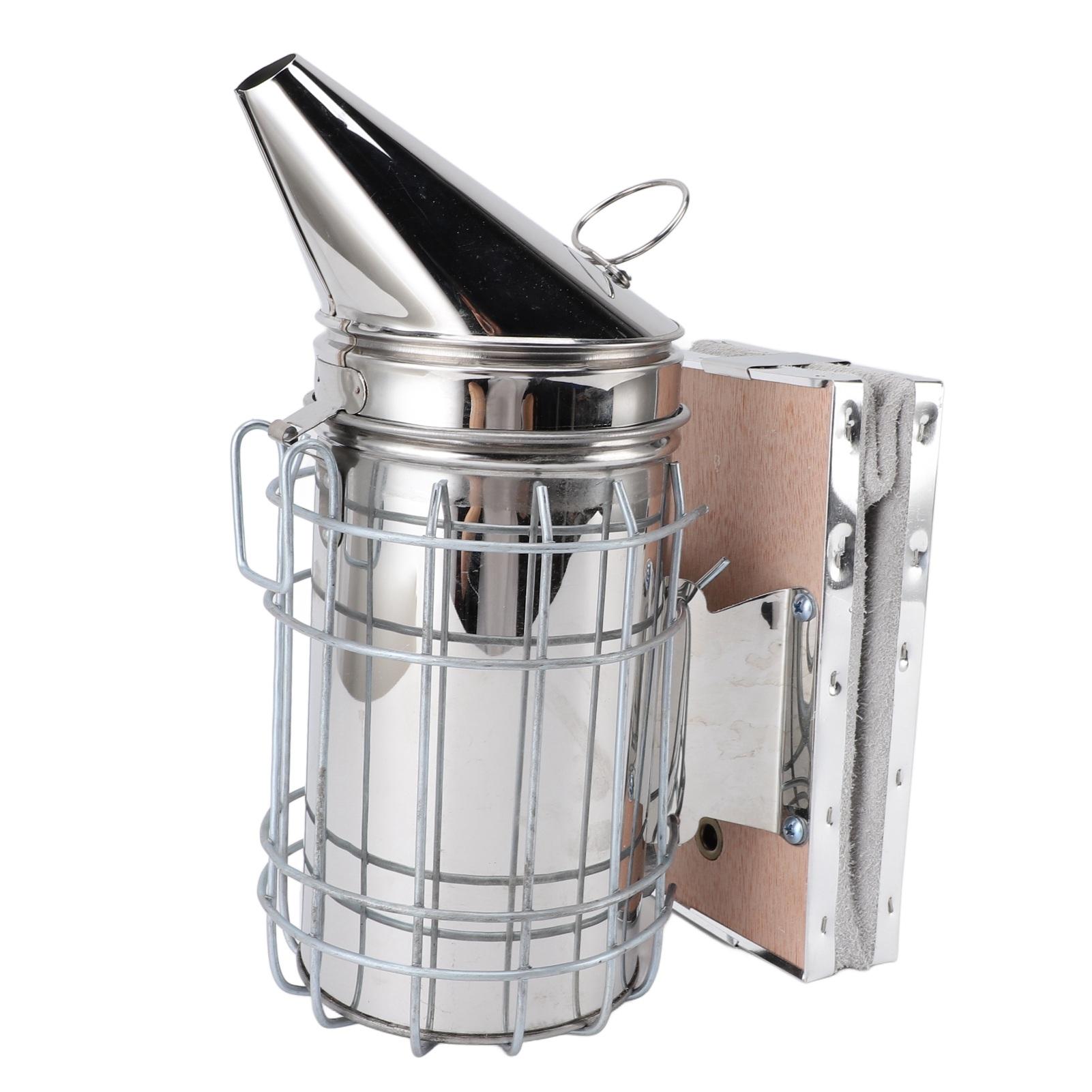 Дымарь для пчел из нержавеющей стали   Деревянный дымарь для пчел Пчеловодческое оборудование с фильтром для пчеловода