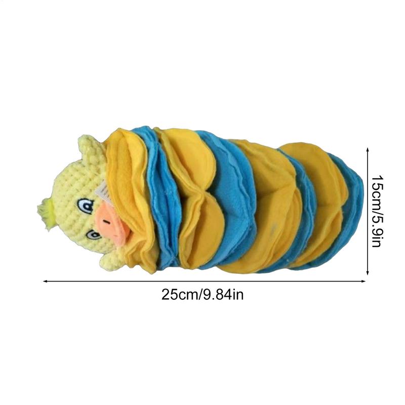 Chew Toys For Dogs Duck Shape Engaging Slow Feeder Dog Puzzle Toy Training Game Slow Feeder For Pet Puppy Home Travel Playtime
