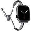 Luxury Watch Band for Apple Watch Series 8 7 41 45mm 6 Se 5 4 Women Diamond Steel Bracelet IWatch Ultra 49mm 44 40 42 38MM Strap