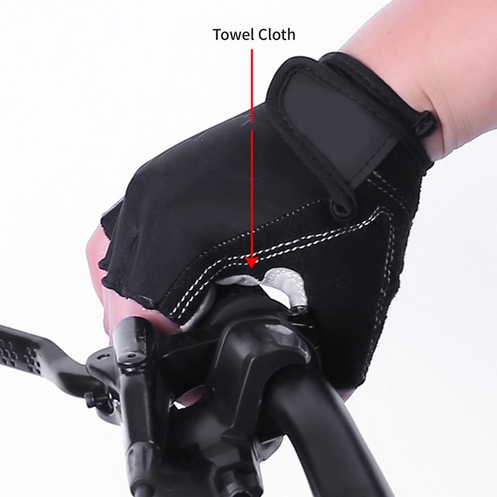 1 Paar Stoßfeste Handschuhe Fahrräder Feldhandschuhe Motorradfahrt Fitnessstudiohandschuhe Geeignet für Radfahren Übung