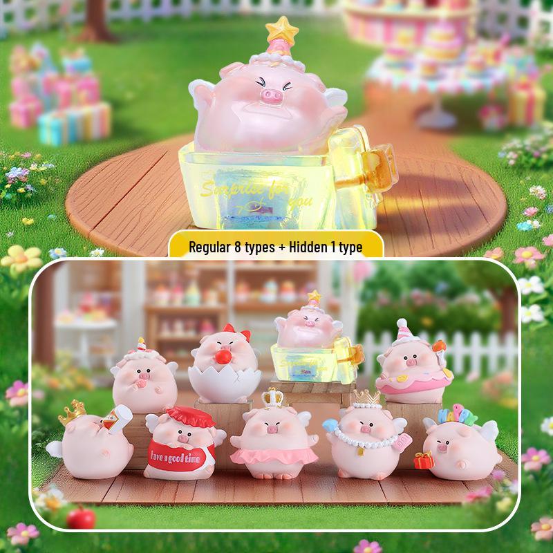 Guochao Hanfu Mädchen Figur: Frühlingsbrise Blind Box Sammlerstück – verträumte Dekoration & Geschenk