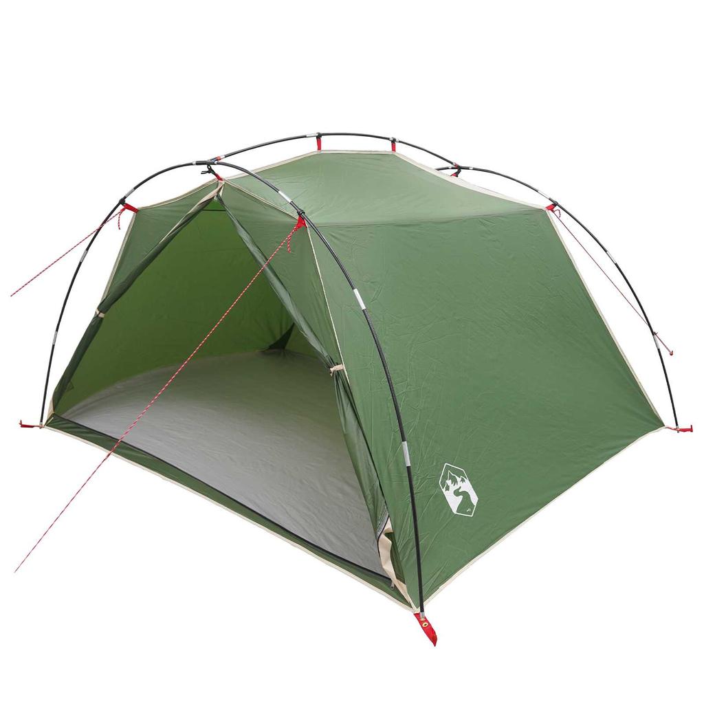 Tunnel Tent Green 4 Person 185T Polyester with PU Coating