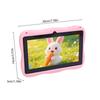 Kids Tablet 7-inch HD Display Screen for   7.0 Storage 1+16G and Dual Camera 200W Early Educational Learning Machine for Toddlers Children