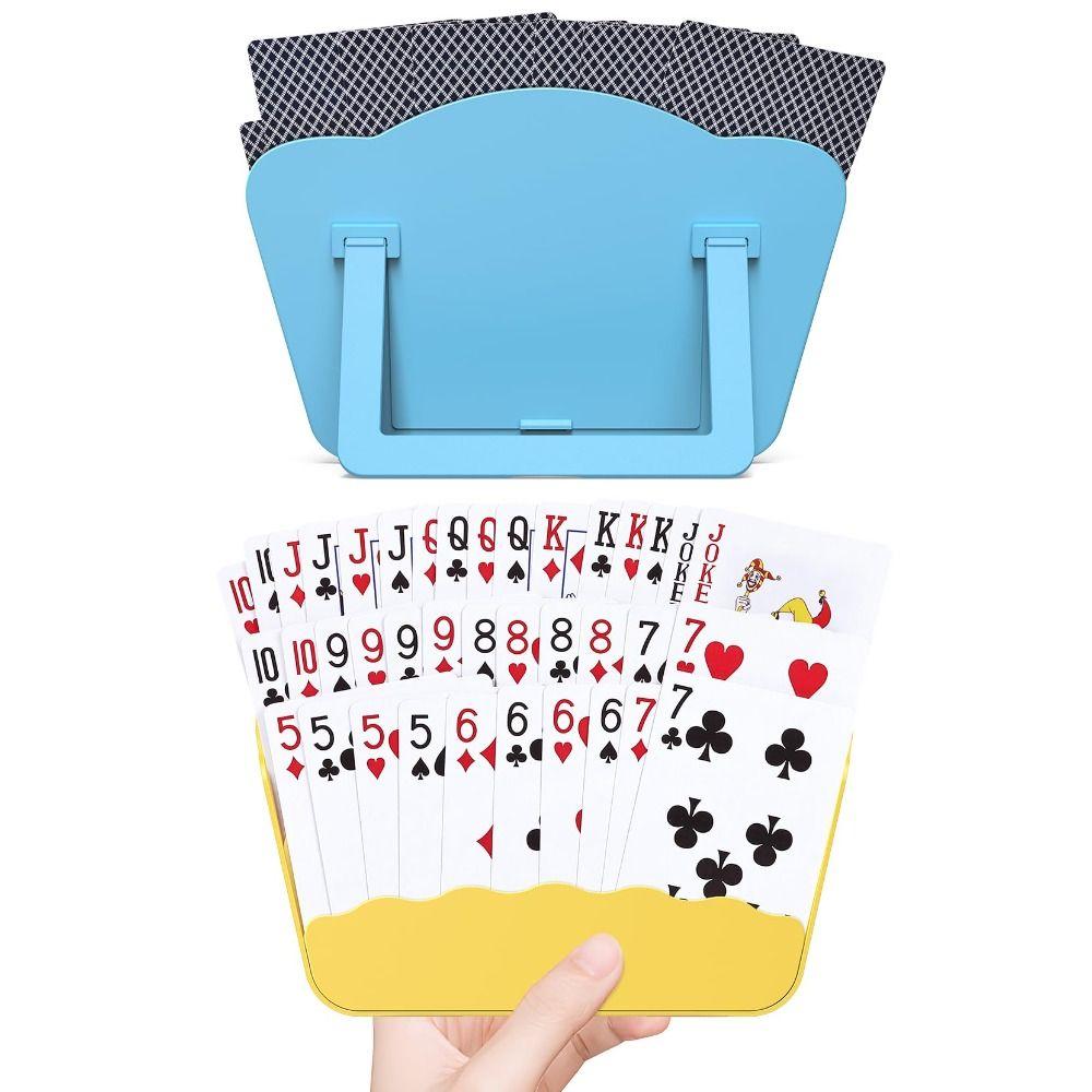 ABS Playing Cards Holders Expandable Expandable Card Holder Card Holder  Family Card Game Nights