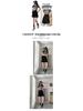 Women's Black High-Waist Wide-Leg Casual Shorts - Slim Fit, Anti-Exposure, Autumn Style, Small Size