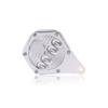 Aluminum Alloy Hexagonal Motorcycle Tax Plate Waterproof Universal Vehicle License Plate Decoration