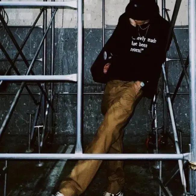 PARK HYO SHIN Laughing Man Long Sleeve T-shirt Black Size 1