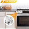 AMI PARTS (5 Pack) AEZ73453509 Oven Range Stove Knobs Fit for LG Stove Knob LRG3095ST LRG3091ST LDG3036ST LRG3194ST, Replaces 2347547 AEZ72909008