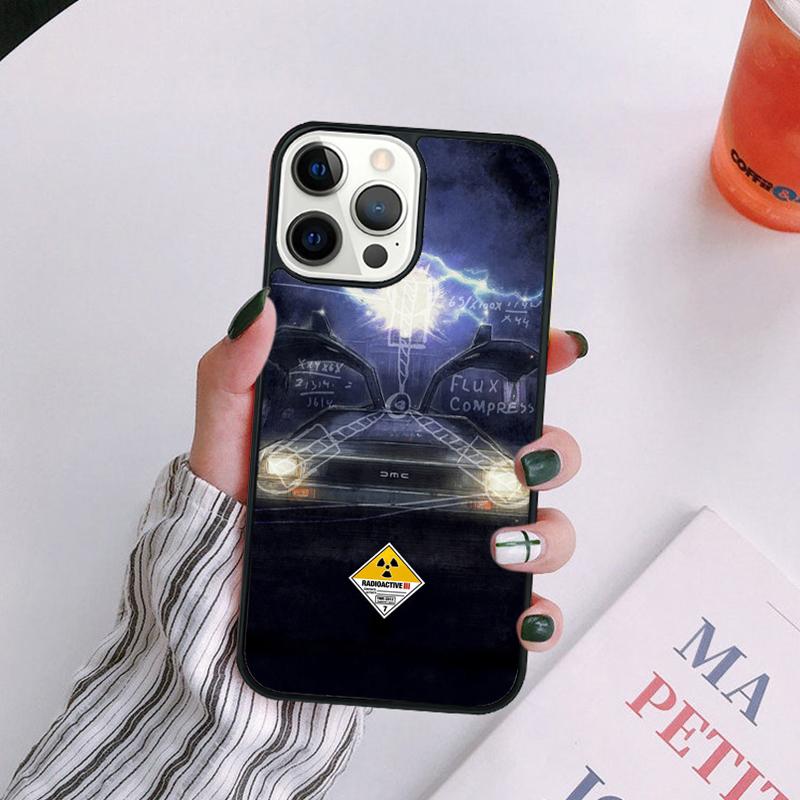 

Back to the Future Flux Capacitor Phone Case For iPhone 14 13 12 16Pro Max 15 Mini Plus X XS Max XR Cover coque iPhone X or XS