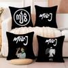 Argentinian MMilo J Rapper Cushion Cover Soft Plush Fabric DoubleSided Printed Sofa Cushion Cover for All Seasons Home Decor