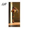 Playful Animal Trash Can Cover Cartoon Sticker Colorful Self-Adhesive PVC Decal Waterproof Cute Decorative Face Decals Cat Dog Sticker for