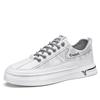 Nuove scarpe sportive casual in pelle da uomo stile retrò, comode suole spesse e scarpe con rialzo