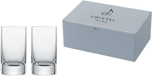 

Zwiesel Tavolo (Paris) Tumblers for Liqueurs, Spirits, and White Liquor, 1 oz., Pair of 2, Machine-Made, m122418