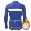 Winter Fleece Riding Bicycle Jersey Solid Men Cycling Clothing Keep Warm Long Sleeve Bicycle Shirt