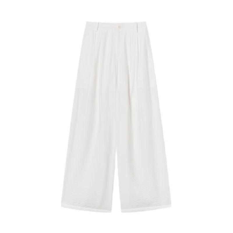 Women's High-Waisted Straight Wide-Leg Casual Pants