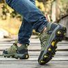Męskie buty trekkingowe Zielone Męskie Casualowe Outdoorowe Buty Sportowe Antypoślizgowe Duży Rozmiar
