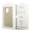 Guess Guhcp14Lhggshd Iphone 14 Pro6,1 Złoty/Gold Hard Case Glitter Script