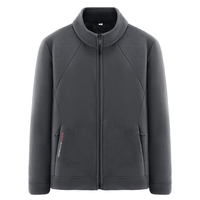 Autumn and Winter Fleece Stand-up Collar Thermal Sweater Casual Versatile Ollie Fleece Couple Jacket