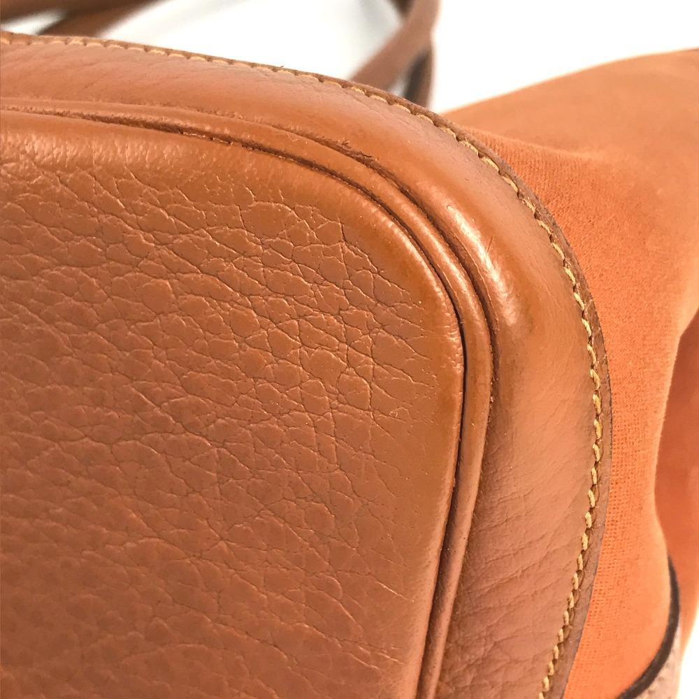 Hermes Gartenparty 36 PM Handtasche Umhängetasche Tragetasche Negonda / Canvas Orange