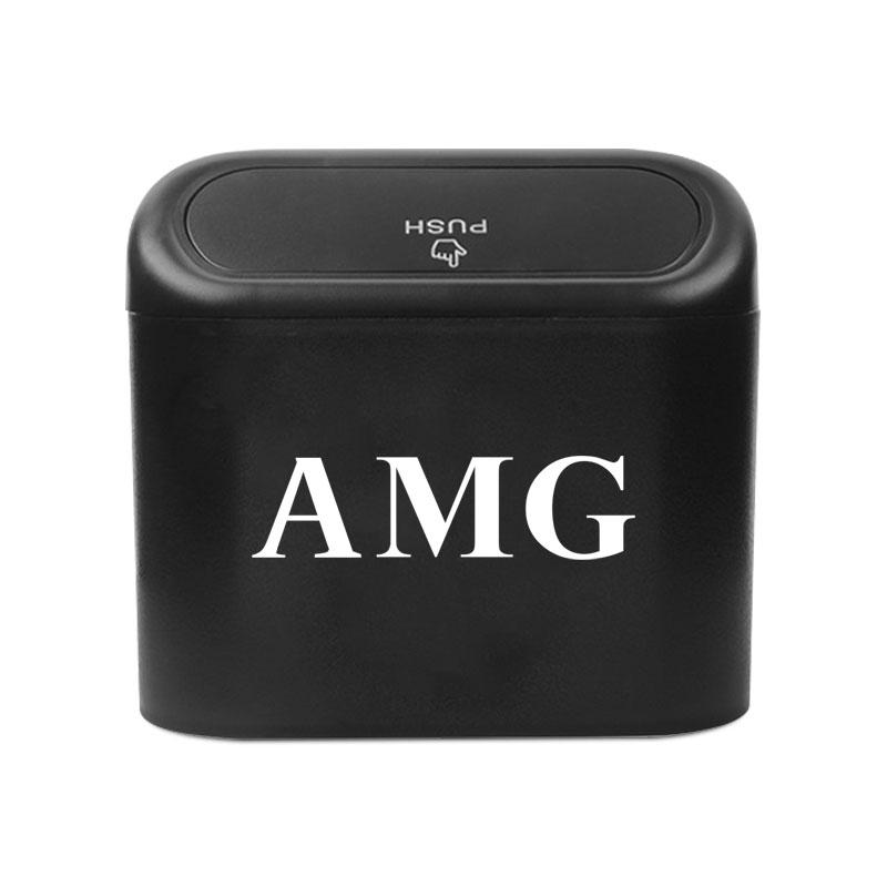 Car Trash Can Storage Box Vehicle Multifunctional Garbage Dust Case For Mercedes Benz AMG GLE GLS GLC CLA GLB ML C500 C200 C300 W204 W206 W205 W203