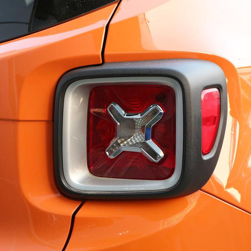 For Jeep Renegade 2015 2016 2017 Rear Light Back Lamp Cover Trim Decorative Sticker Car Styling Exterior Accessories