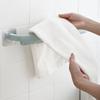 Self-adhesive Bathroom Single Towel Bar NO Drilling On Walls Plastic Kitchen Towel Hanging Rack Holder