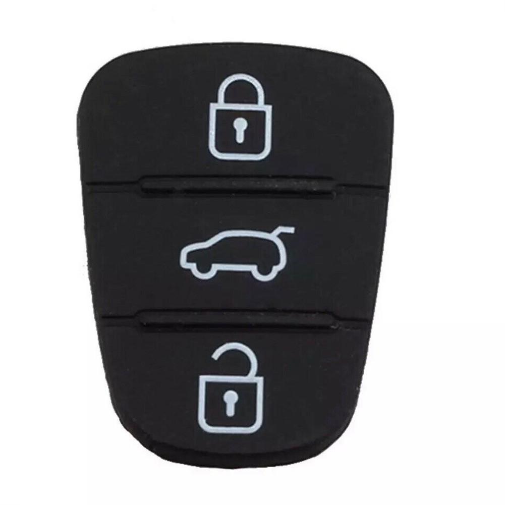 3 Buttons For Hyundai I10 I20 I30 Key Button Cover 1* 1pc For Hyundai Ix35 Ix20