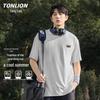 TonLion Zomer T-shirt voor Heren, Losse Pasvorm, Korte Mouwen