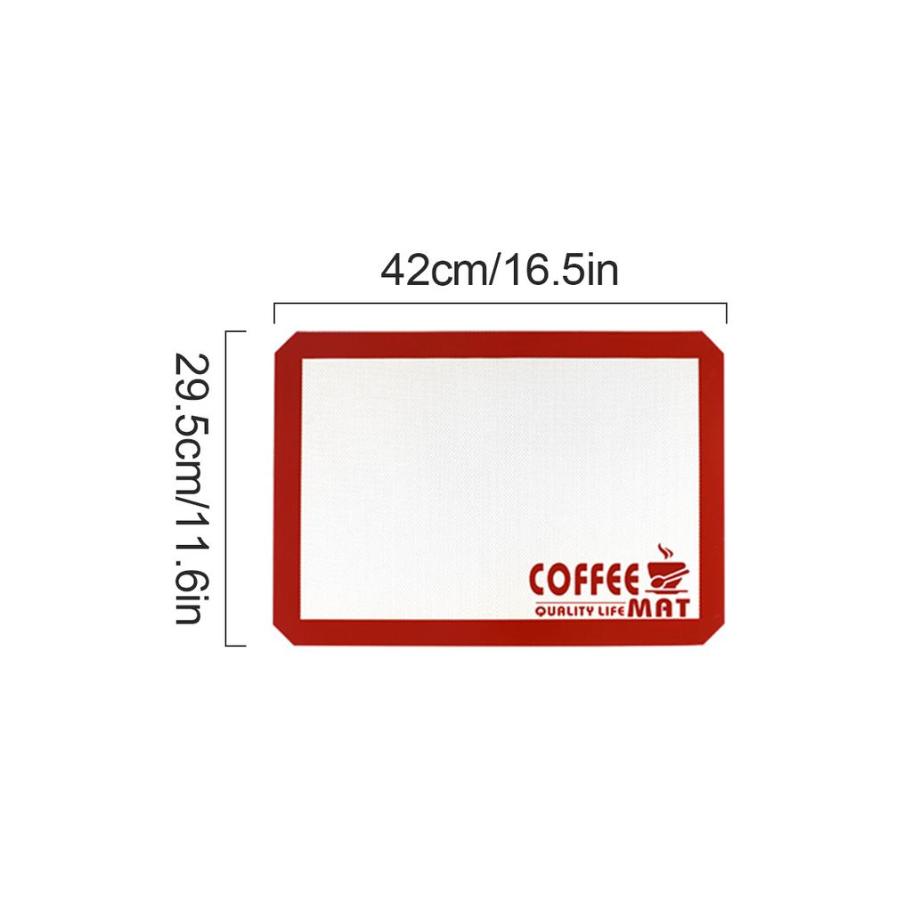 Leeseph Coffee Mat Waterproof Silicone Dish Drying Mat Quick Dry Coffee Mat, Coffee Bar Accessories Fit Under Coffee Pot