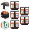 5 Pcs Garbage Can Micro Landscape Wall Light Child Mini Trash Miniature Pail Abs Scene Model