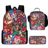 Hell Inn Hazbin Hotel Student School Bag High Value Leisure Oxford Ridge Relief Backpack