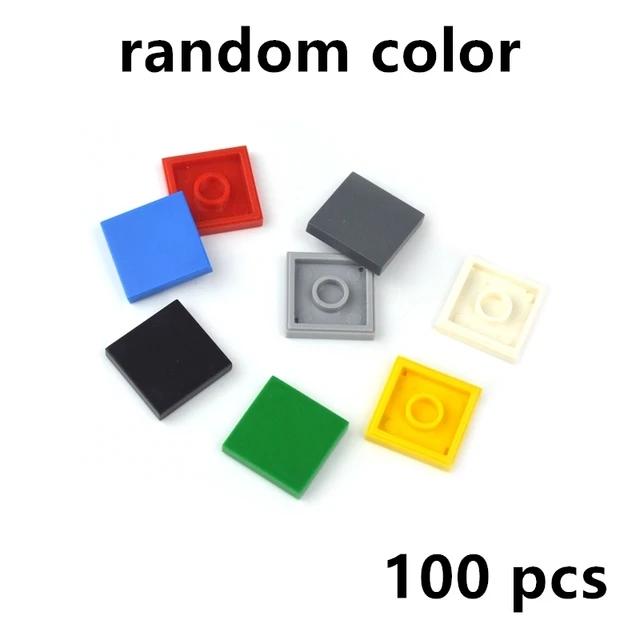 Bricks Smooth 2x2 Floor Printed Tile Assembled Building Blocks Decoration Ceramic Tile MOC City House Construction Toys