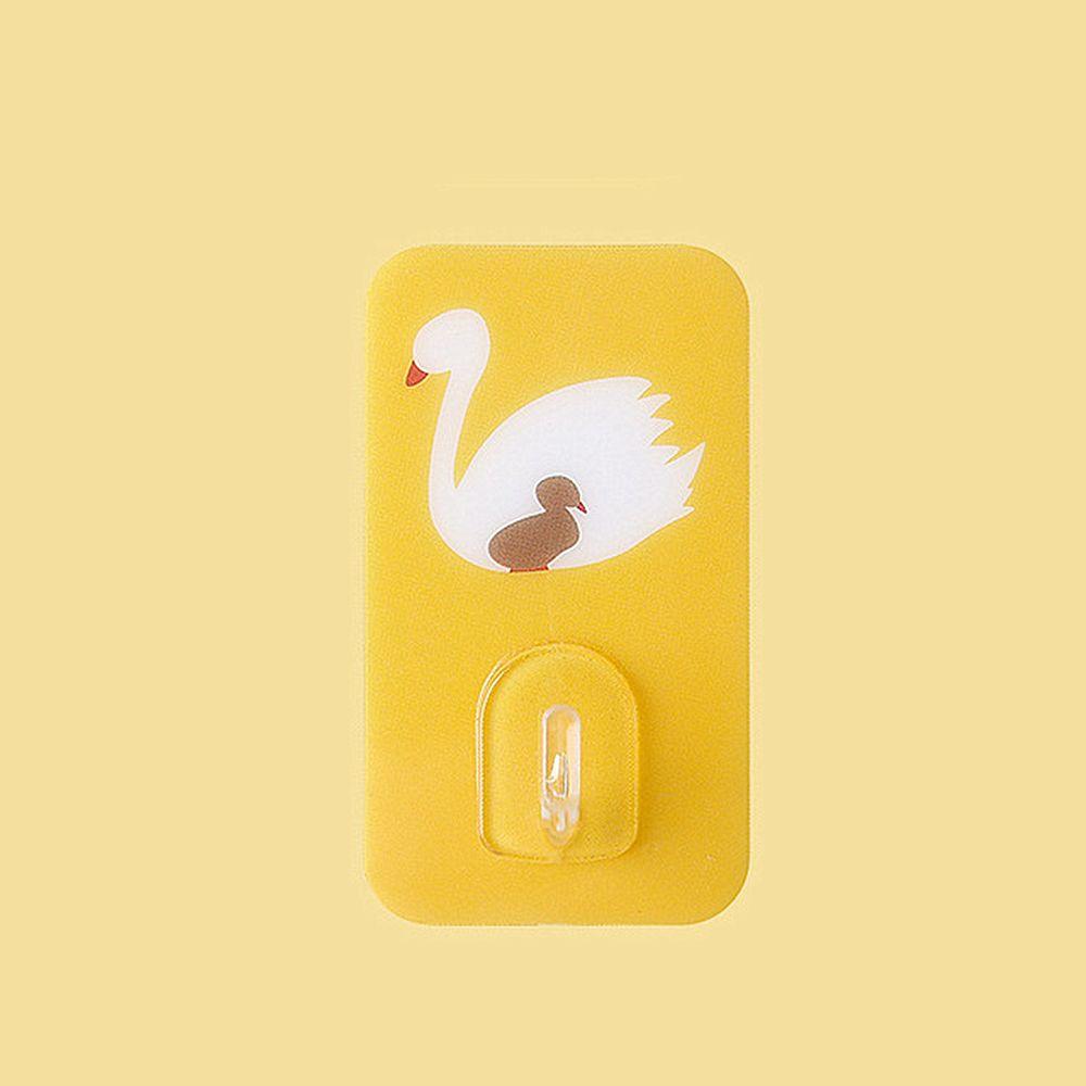 

Bearing Bathroom Kitchen Supplies Free Punching Cartoon Wall Hanger Non-Marking Adhesive Wall Hook duck