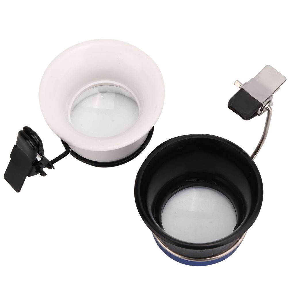 

2pcs 5X 10X Watch Loupe Jewelry Loupe Magnifier Watch Repair Magnifying Tool