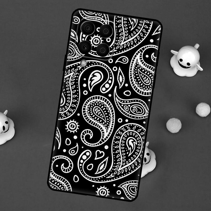 Bandana Paisley Pattern Art Cover For Samsung Galaxy M20 M30s M33 M13 M23 M53 M15 M55 M31 M51 M14 M34 M54 M32 M52 Case