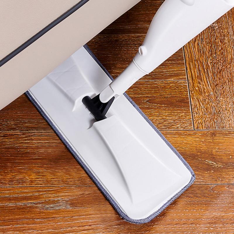 Black water spray mop spray flat floor mop dry and wet dual-purpose, no hand washing, self-adhesive thickening, rotating and dragging