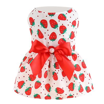 Cute Dog Dress Spring Summer Puppy Costume Princess Style Pet Clothing for Daily Wear Or Holiday