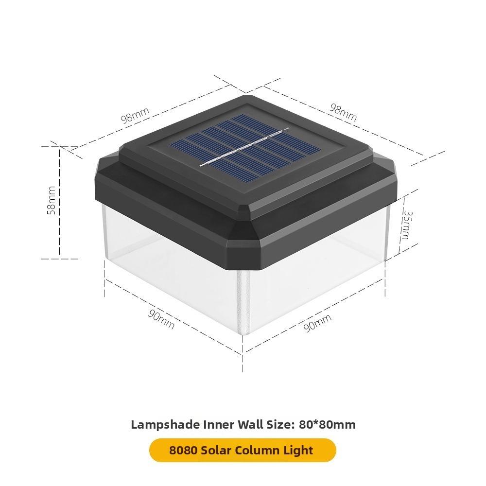 IP65 Waterproof Solar LED Post Cap Light LED Light Deck Lighting New Garden Lighting