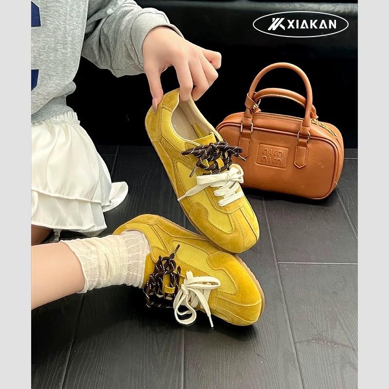 

Retro flat-bottomed German training shoes 2025 summer and autumn casual mesh breathable Forrest Gump shoes versatile women s shoes comfortable an 40