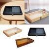 Badge Storage Box Brooch Organizer Wooden Jewelry Display Case Collector for Keepsake Rings Anklets