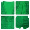 Sparkling Irish Green Sequined Vest for Cospaly Party Nights Festival Celebrations and Role Play Costume Perfection