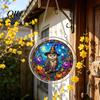 Halloween Party Decor Acrylic Puzzle Suncatcher, 7.87 Inch Sun Catcher Window Suncatcher Hanging Ornament, Ideal for Gifting and Home