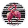 Black 3D Tiger Round Beach Towel Animal Theme Bath Towel Microfiber Fabric Size Swimming Travel Sport Adult Beach Towel