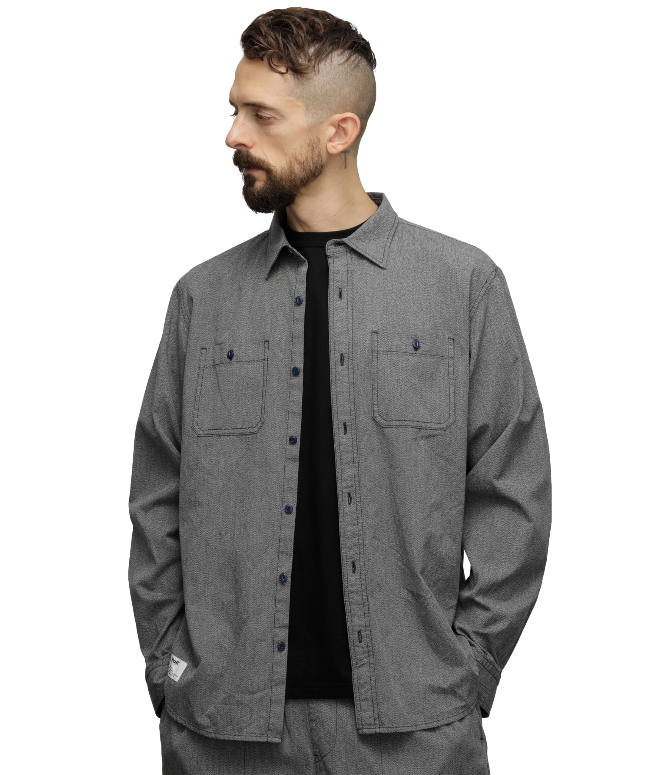 

Рубашка Schott Cotton Covert, мужская, размер L (120), Темно-синий, 782-5920003