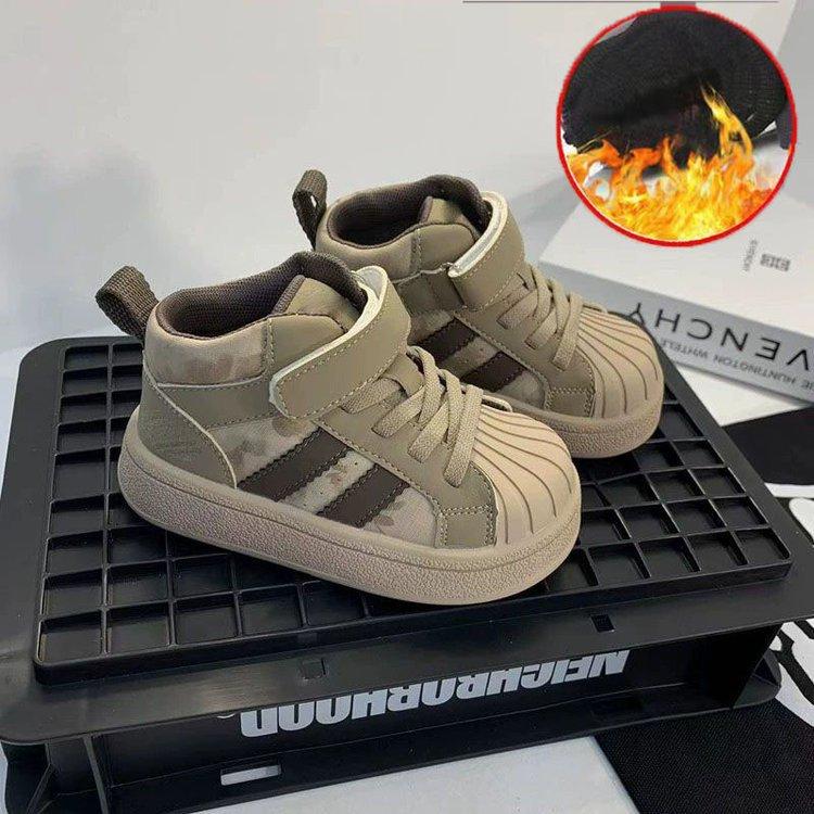 

Детская обувь с мыском-ракушкой, весенне-осенняя новая противоударная повседневная обувь, одинарная обувь для мальчиков и девочек, средней высоты, дышащая и удобная спортивная обувь с 30 yards inner length is about 18.5 cm