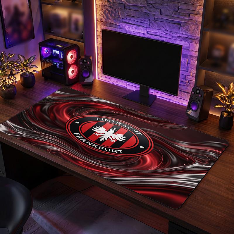 Eintracht Frankfurt Football Print Large Mouse Pad, Anti-Slip Extended Gaming Desk Mat for Office Home