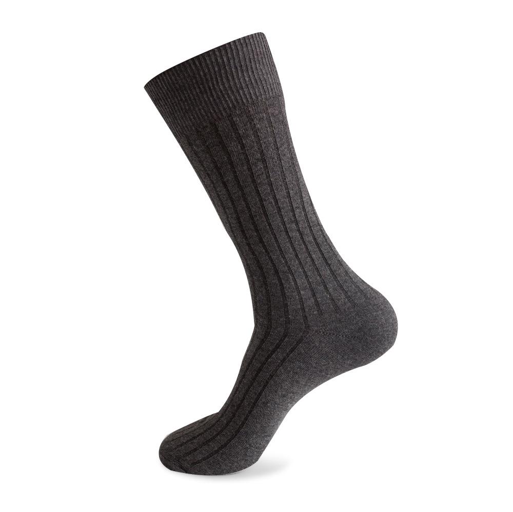 Men's Plus Size Striped Over-the-Knee Socks - European & American Autumn/Winter Combed Cotton.