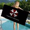 R-Resident Evil Games Microfiber Blanket Quick Drying Beach Towels Oversized Printing Super Absorbent Pool Towel Blanket